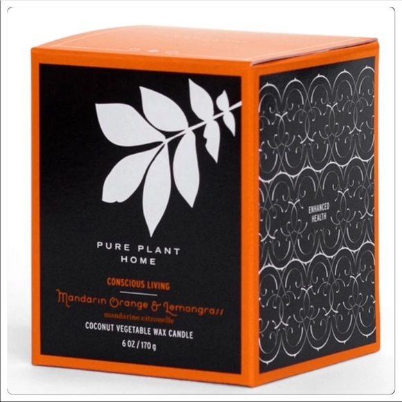 Orange lemongrass coconut soy candle nwt - Picture 2 of 4